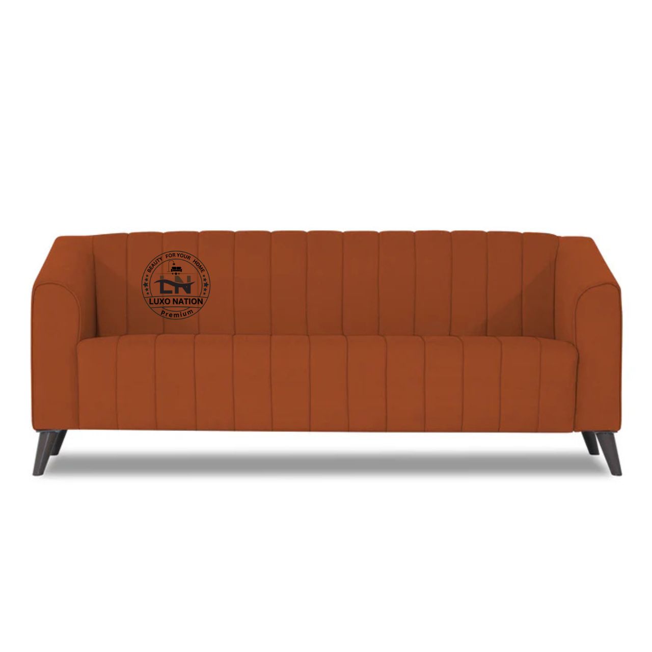 Luxo Nation Modern Luxury Sofa in Premium Velveto Suede & Stylish sofa